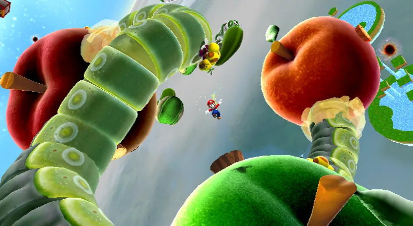 Fresnel applied in almost all the objects in Mario Galaxy